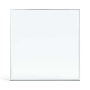 Funkenschutzplatte Glas f&uuml;r Kaminofen Quadrat 90 x 90 x 0,6 cm