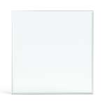 Funkenschutzplatte Glas für Kaminofen Quadrat 90 x 90 x 0,6 cm