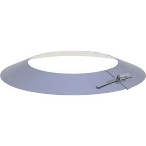 DW-ECO 2.0 &Oslash; 130 mm - Wetterkragen/Wandrosette passend &uuml;ber das DW-ECO Klemmband