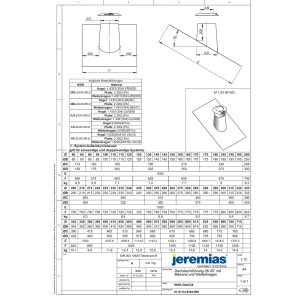 DW-ECO 2.0 Ø 160 mm - Dachdurchführung 26 -...