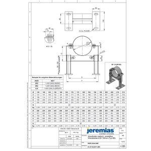 DW-ECO 2.0 Ø 250 mm - Wandhalter statisch,...