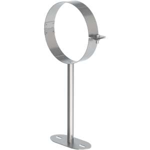 ISO-Line &Oslash; 130 mm Wandhalter bis 250 mm - Edelstahl geb&uuml;rstet