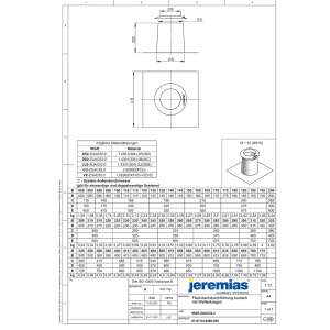 DW-ECO 2.0 &Oslash; 130 mm - Flachdachdurchf&uuml;hrung konisch mit Wetterkragen