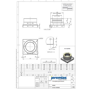 Ø 150 mm Jeremias DW Vision Grundplatte geschlossen
