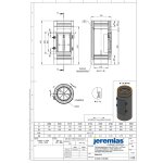 Ø 200 mm Jeremias DW Vision Reinigungselement Design Plus mit Kugelfang