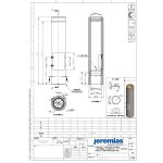 Jeremias DW Vision Reinigungselement Design Plus mit Kugelfang und Wandfutter
