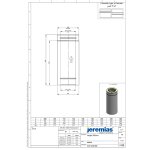 Ø 200 mm Jeremias DW Vision Längenelement 500 mm