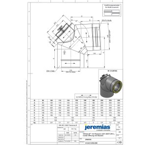 Ø 150 mm Jeremias DW Vision Winkel 87° mit...