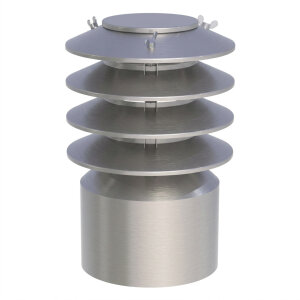 Ø 150 mm Mündungsabschluss mit Lamellenhaube