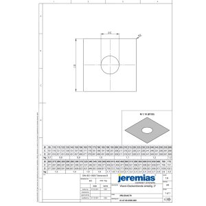 Ø 200 mm Jeremias DW Vision Wand- und Deckenblende...
