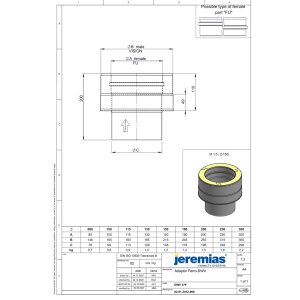 Ø 180 mm Jeremias DW Vision Übergang FERRO -...