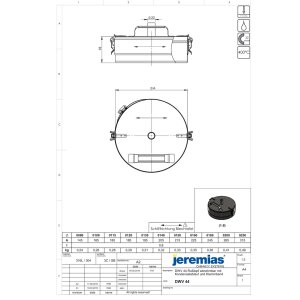 Ø 250 mm Jeremias DW Vision Rußtopf...