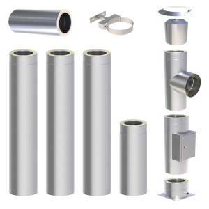 Ø 200 mm - 4 m Jeremias DW Vision Schornstein Set...