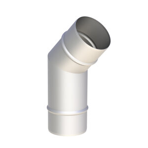 Ø 140 mm EW - Winkel 45° für Versatz oben