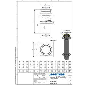 Furado-F Ankerplatte 1000 mm mit Übergang auf DW-ECO...