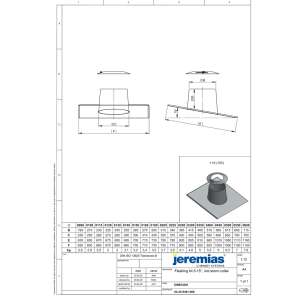 DW-ECO 2.0 &Oslash; 130 mm - Dachdurchf&uuml;hrung 5 - 15&deg; mit Wetterkragen