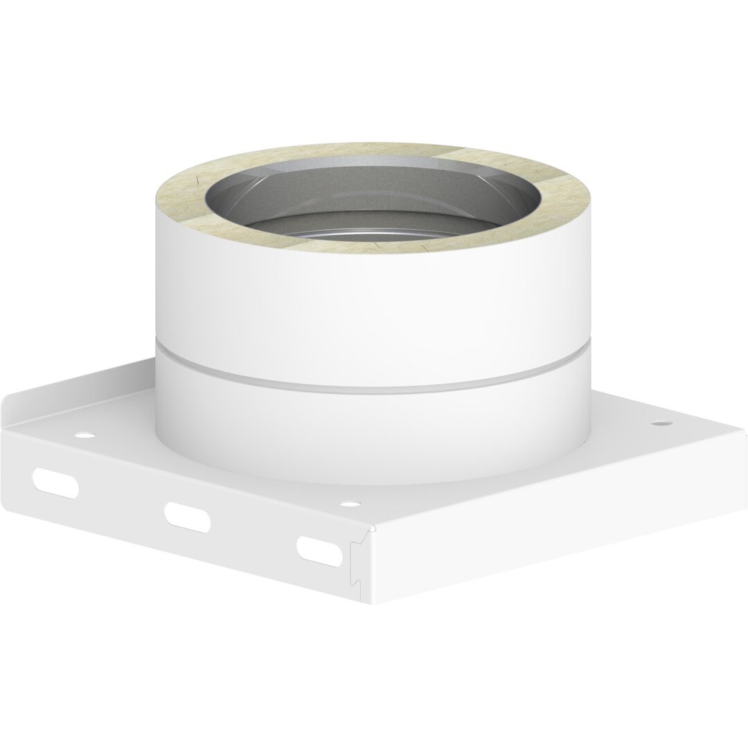 DW-White Ø 180 mm Grundplatte mit Kondensatablauf...