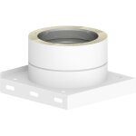 DW-White Ø 180 mm Grundplatte mit Kondensatablauf unten