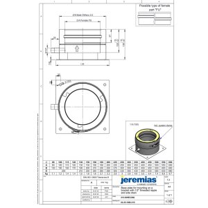 DW-White Ø 200 mm Grundplatte für...
