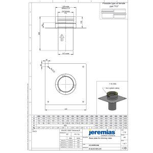 DW-White Ø 200 mm Grundplatte für...