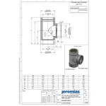 DW-White Ø 180 mm T-Anschluß 90°