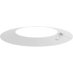 DW-White Ø 180 mm Wetterkragen/Wandrosette