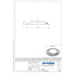 DW-White Ø 180 mm Wetterkragen/Wandrosette