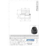Ø 180 mm Übergang DW White - EW-FU mit Muffe