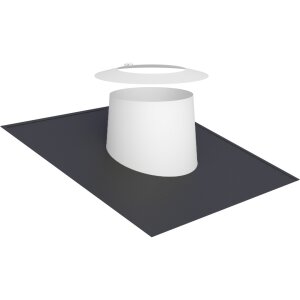 DW-White Ø 180 mm Dachdurchführung 5-15°...
