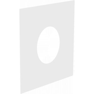 DW-White Ø 200 mm Deckenblende 1-65° einteilig