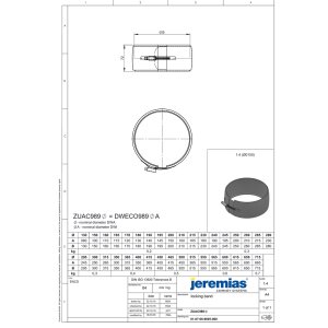 DW-ECO 2.0 Ø 350 mm - Klemmband