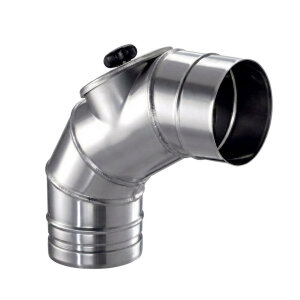 Prima Plus Ø 100 mm Bogen 90° mit...