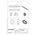 Befestigungsset für 3-Punkt-Abspannschelle