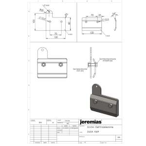 Falz-Klemme für 2-Punkt-Abspannschelle, 2 Stück