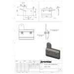 Falz-Klemme für 2-Punkt-Abspannschelle, 2 Stück