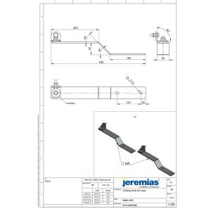 Dachhaken zur Befestigung von Abspannungen, 2 Stück