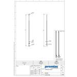 Abspannrohre verstellbar bis 2 m, für Windlastzone 1+2