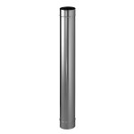 Prima Plus Ø 140 mm Rohrelement 1000 mm mit Doppelmuffe