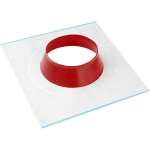 Ø 180-195 mm - Abdichtmanschette 0°-30° für Schornsteine bis T400 mit Klebekragen