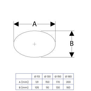 Prima Plus Rohrelement oval