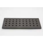 Ofenrost aus Stahl mit Verstärkung 170 x 350 mm