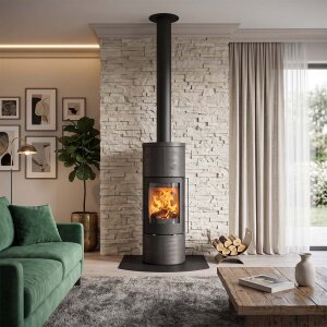 Kaminofen Verona schwarz metallic