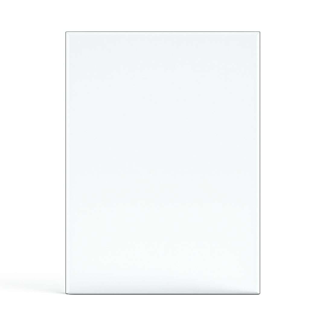 Funkenschutzplatte Glas für Kaminofen Rechteck 45 x 80 x 0,6 cm