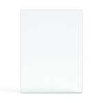 Funkenschutzplatte Glas für Kaminofen Rechteck 45 x 80 x 0,6 cm