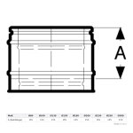 Ø 100 mm Schiedel ICS Rohrelement 200 mm