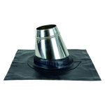 Ø 230-250 mm Schiedel ICS Dachdurchführung Wakaflex 36° - 45° Schwarz