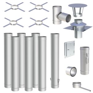 EW-FU Schornstein-Sanierungsset 7 m, Ø 180 mm