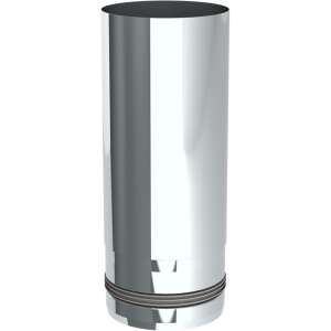 Pelletofenrohr L&auml;ngenelement 25 cm - &Oslash; 80 mm - Edelstahl