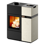 Kombiofen Austroflamm Quadra Duo Velvet ivory