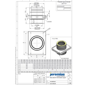 DW-Grey Ø 130 mm Grundplatte für...